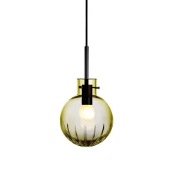 HADELAND GLASSVERK Krystallkule Taklampe Stor Stjerne Oliven Outlet