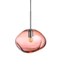 HADELAND GLASSVERK Pendellampe Morgenrød