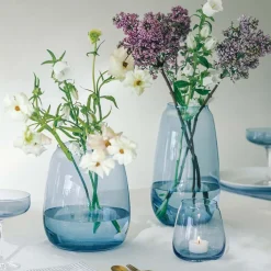 HADELAND GLASSVERK Siccori Vase 26cm Himmelblå Hot