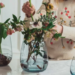 HADELAND GLASSVERK Siccori Vase 20cm Himmelblå Online