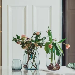 HADELAND GLASSVERK Siccori Vase 20cm Himmelblå Online