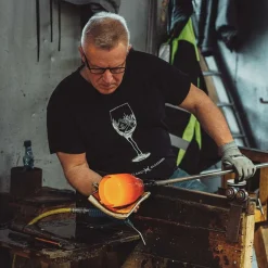 HADELAND GLASSVERK Sine Vase 29,5x11cm Kakao