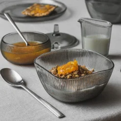 HADELAND GLASSVERK Siri Bolle 13cm Røkgrå 4pk Sale