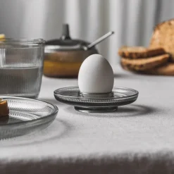 HADELAND GLASSVERK Siri Eggeglass 4pk Røkgrå Clearance