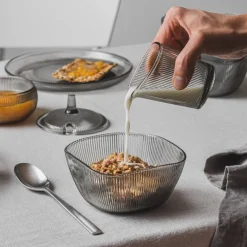 HADELAND GLASSVERK Siri Mugge 10cl Røkgrå Best