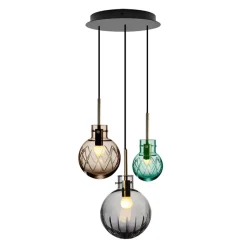 HADELAND GLASSVERK Skumring Taklampe Krystallkuler 3stk Outlet