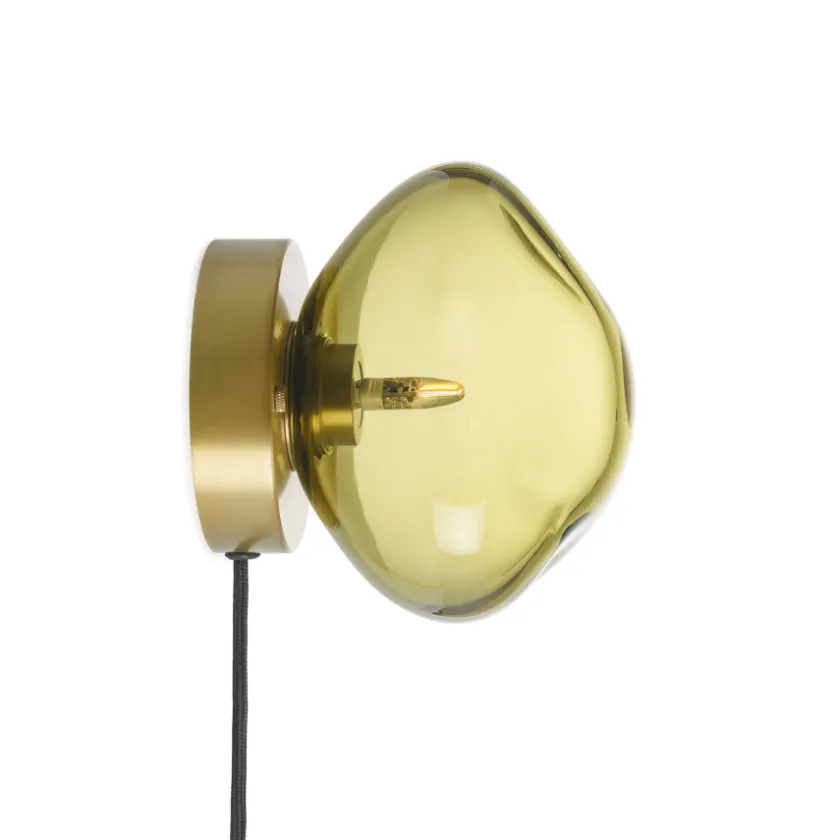 HADELAND GLASSVERK Vegglampe Crystal Stone Sale