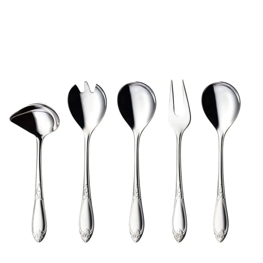 HARDANGER BESTIKK Nina Serveringssett 5 deler