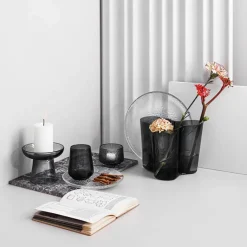 IITTALA Aino Aalto Vase Mørk Grå 160 mm New