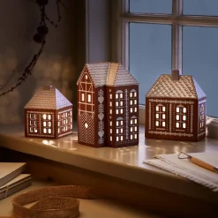 KÄHLER DESIGN Kähler Gingerbread Lyshus Liten Brun Sale