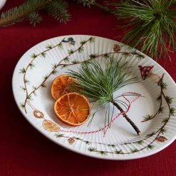 KÄHLER DESIGN Kähler Hammershøi Christmas Oval Skål 28,5x22,5 cm Best