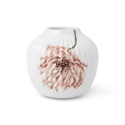 KÄHLER DESIGN Kähler Hammershøi Poppy Vase 13cm Hvit m/Dekor Online