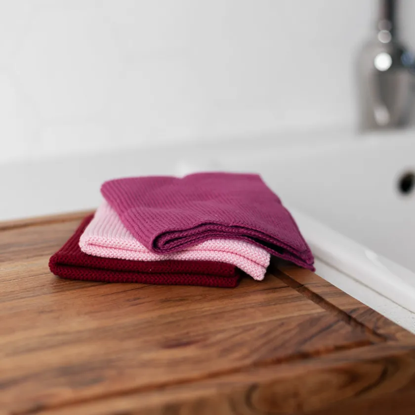 CHRISTIANIA 1739 Klut Rosamix Bomull 25x25cm 3pk Online