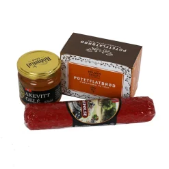 KRAMBODEN Gavepakke Spekepølse/Flatbrød/Gele Best