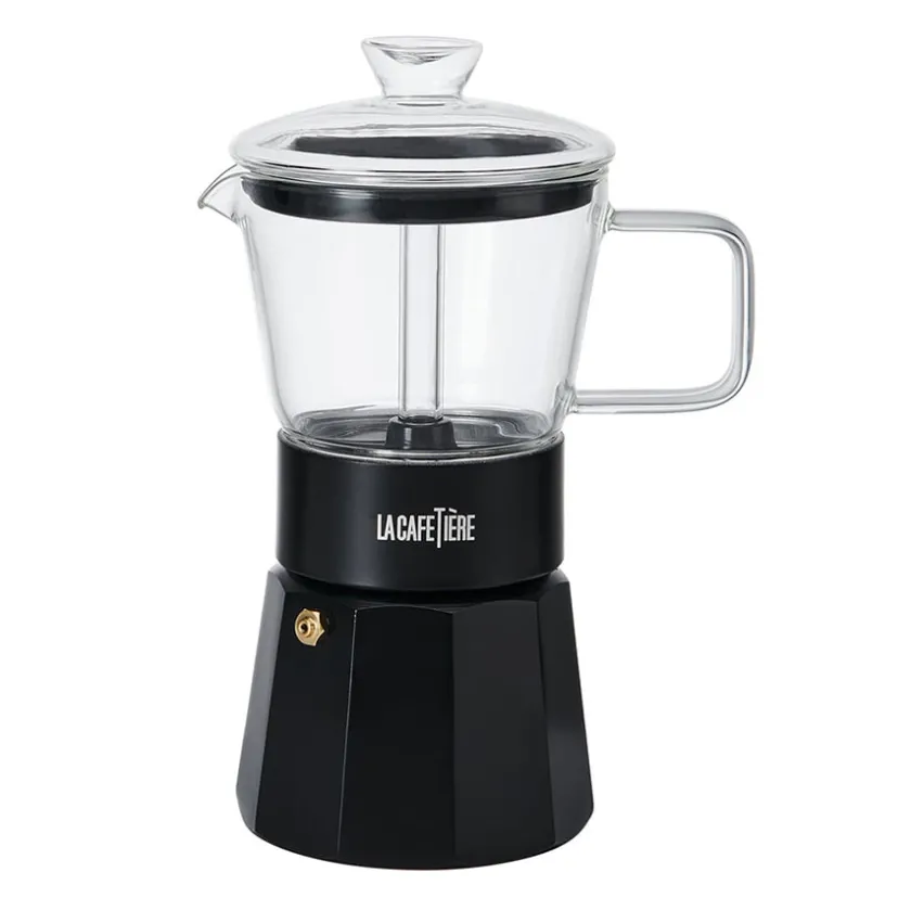 Lifetime Brands Europe ltd La Cafetière Verona Espressokanne 6 kopper Sort Hot