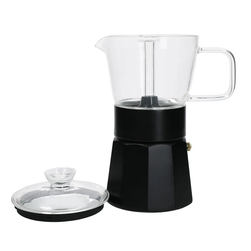 Lifetime Brands Europe ltd La Cafetière Verona Espressokanne 6 kopper Sort Hot