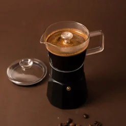 Lifetime Brands Europe ltd La Cafetière Verona Espressokanne 6 kopper Sort Hot