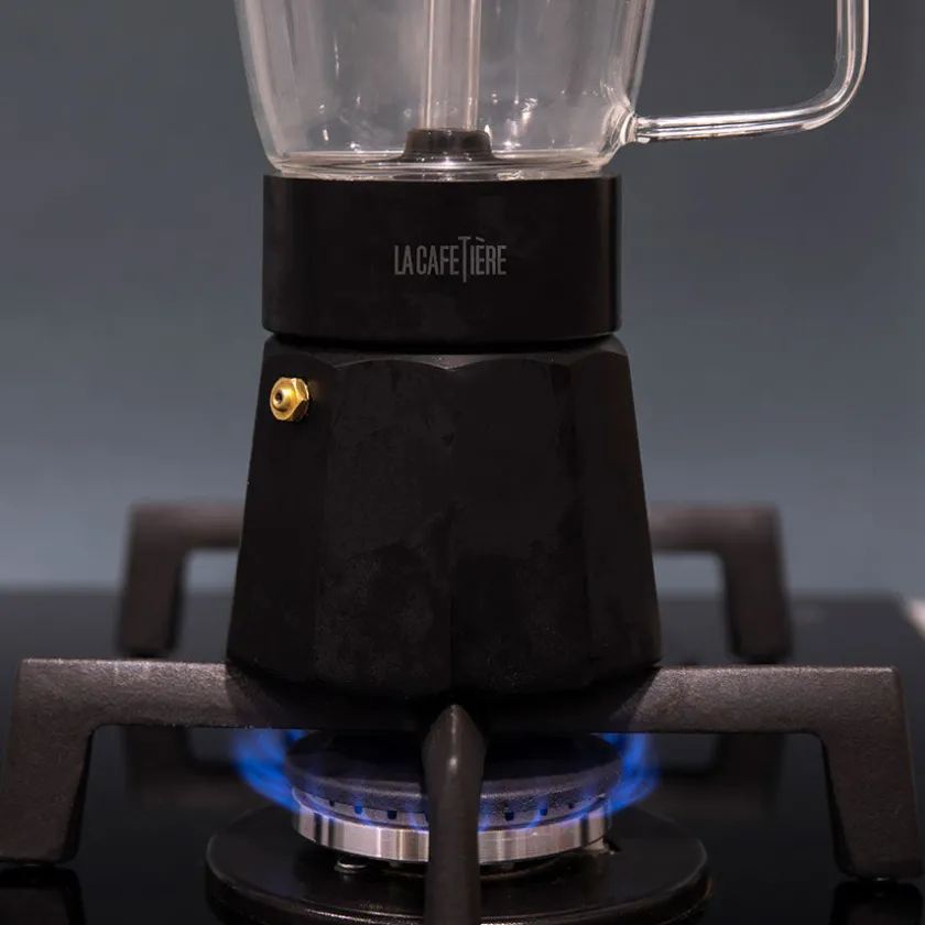 Lifetime Brands Europe ltd La Cafetière Verona Espressokanne 6 kopper Sort Hot