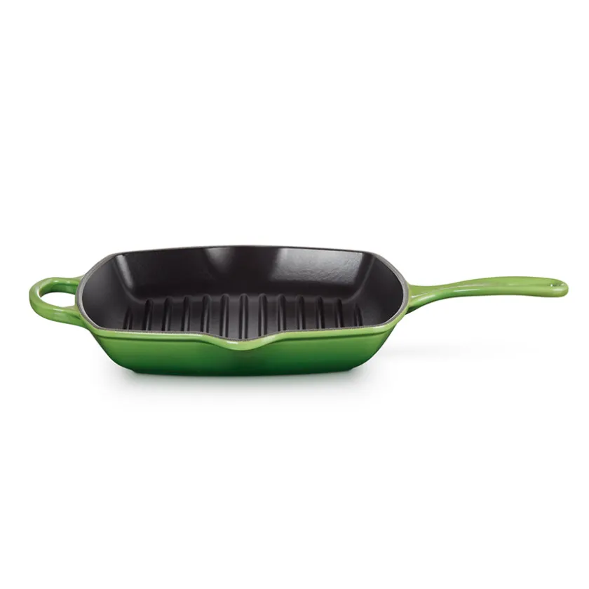 LE CREUSET Grillpanne Støpejern 26cm Bamboo Green Online