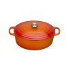 LE CREUSET Oval Støpejernsgryte 4,1L/27cm Volcanic Clearance