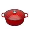 LE CREUSET Støpejernsgryte 5,3L/26cm Cerise Sale