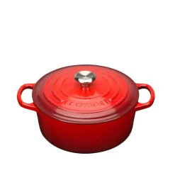 LE CREUSET Støpejernsgryte 3,3L/22cm Cerise Clearance