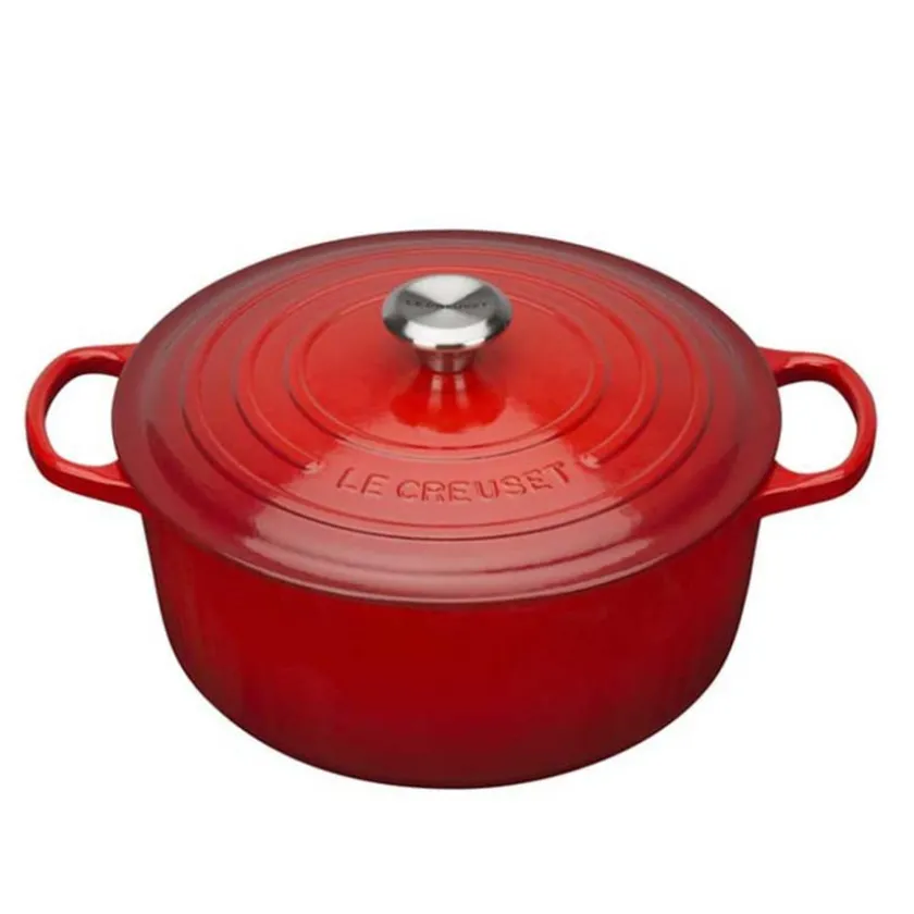 LE CREUSET Støpejernsgryte 6,7L/28cm Cerise Best