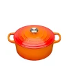 LE CREUSET Støpejernsgryte 3,3L/ 22cm Volcanic Hot