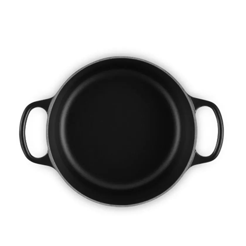 LE CREUSET Støpejernsgryte 4,2L/24cm Matte Black Outlet