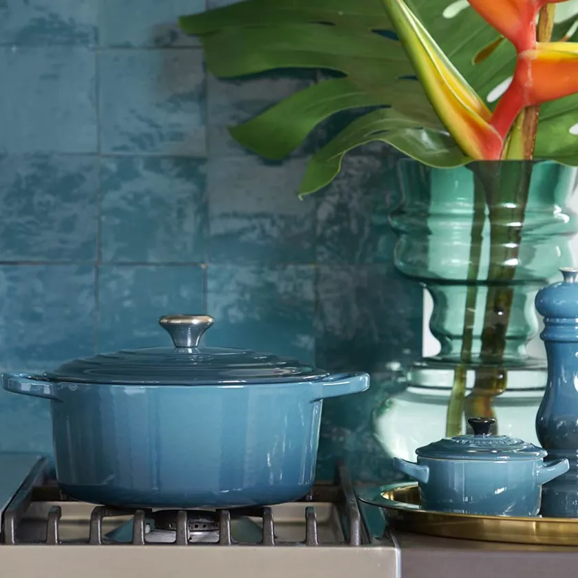 LE CREUSET Støpejernsgryte 5,3L/26cm Deep Teal Best