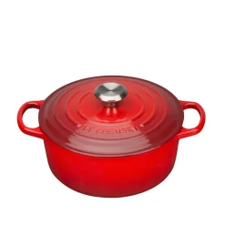 LE CREUSET Støpejernsgryte 4,2L/24cm Cerise New