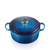 LE CREUSET Støpejernsgryte 4,2L/24cm Azure New