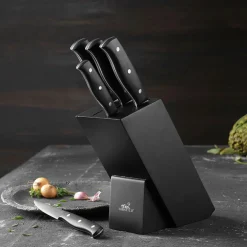 LION SABATIER Mon Bloc Knivblokk m/Kniver 6 Deler Sort Sale