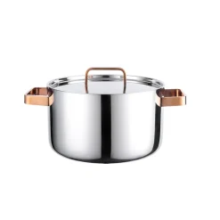 LØVE Løve Boen Gryte 3-Ply 3,5L 20cm Med Rosegull Håndtak Best