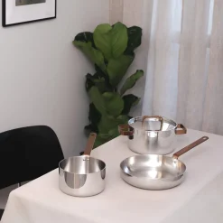 LØVE Løve Boen Gryte 3-Ply 6L 24cm Med Rosegull Håndtak Outlet