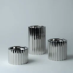 LØVE Løve Vinje Telysholder Rustfritt Stål 14cm Sølv Discount