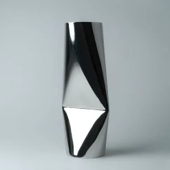 LØVE Løve Vinje Vase Rustfritt Stål 34,5cm Sølv Clearance