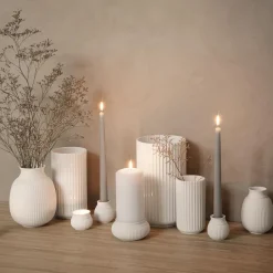 LYNGBY Lyng Porcelæn Vase 25cm Hvit Hot