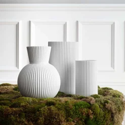 LYNGBY Lyng Porcelæn Vase 25cm Hvit Hot