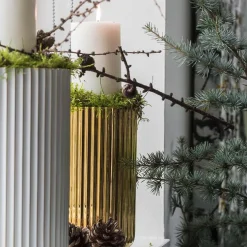 LYNGBY Porcelæn Vase 20,5cm Gull Online