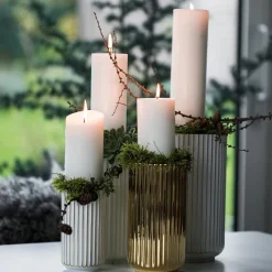 LYNGBY Porcelæn Vase 15,5cm Hvit New