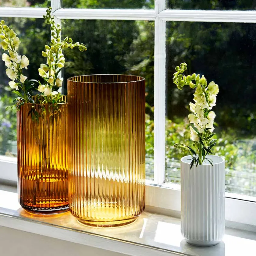 LYNGBY Porcelæn Vase 15,5cm Hvit New