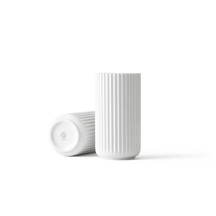 LYNGBY Porcelæn Vase 20,5cm Hvit Porselen Discount
