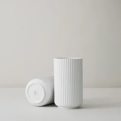 LYNGBY Porcelæn Vase 20,5cm Hvit Porselen Discount