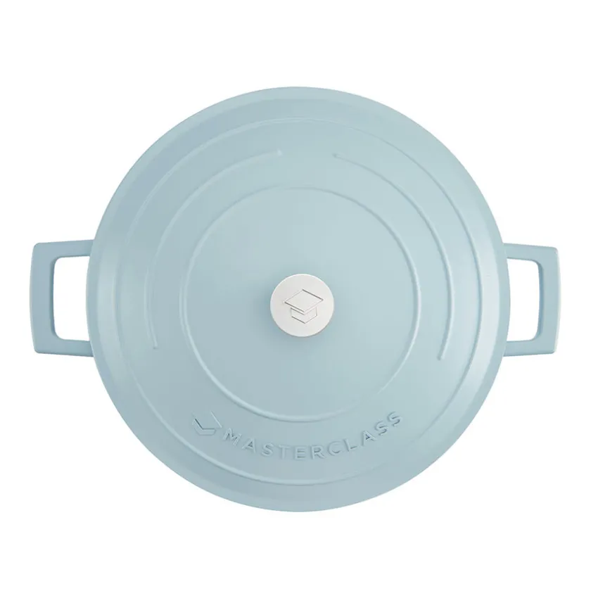 Lifetime Brands Europe ltd Masterclass Cast Aluminium Gryte 4L Himmelblå