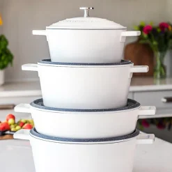 Lifetime Brands Europe ltd Masterclass Cast Aluminium Gryte 2,5L Krem Hot