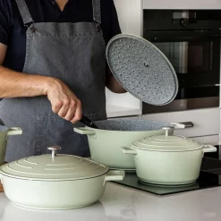 Lifetime Brands Europe ltd Masterclass Cast Aluminium Gryte 5L Mintgrønn Hot