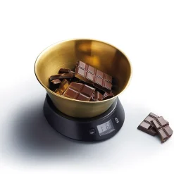 Lifetime Brands Europe ltd Masterclass Kjøkkenvekt 5kg Sort & Gull Clearance