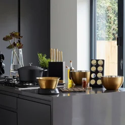 Lifetime Brands Europe ltd Masterclass Kjøkkenvekt 5kg Sort & Gull Clearance