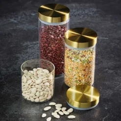 Lifetime Brands Europe ltd Masterclass Oppbevaringsboks 1,5L Glass med Lokk Hot